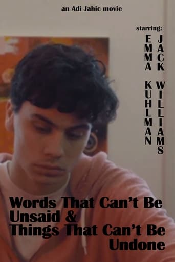 Poster of Words That Can't Be Unsaid & Things That Can't Be Undone