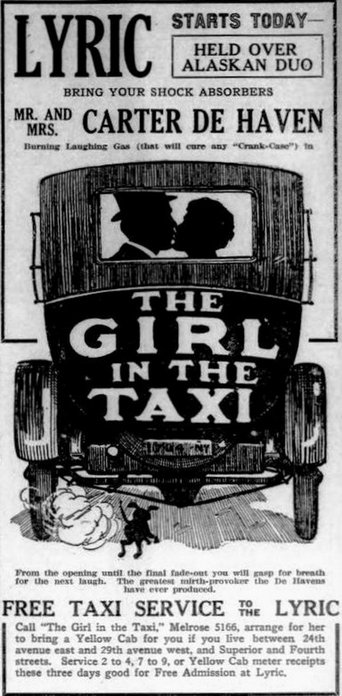 Poster of The Girl in the Taxi