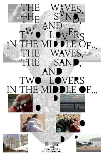 Poster of The Waves, the Sand, and Two Lovers in the Middle of…