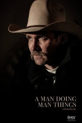 Poster of A Man Doing Man Things