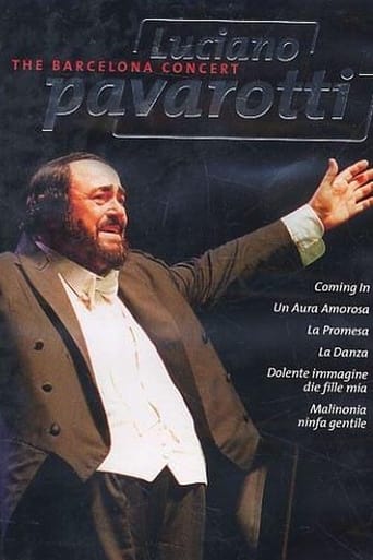 Poster of Luciano Pavarotti - The Barcelona Concert in 2002