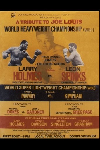 Poster of Larry Holmes vs. Leon Spinks