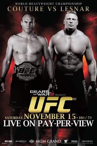 Poster of UFC 91: Couture vs. Lesnar