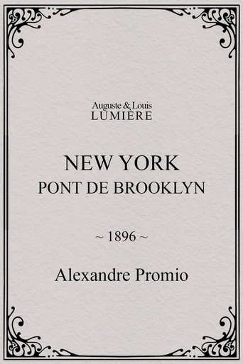 Poster of New York, Brooklyn Bridge