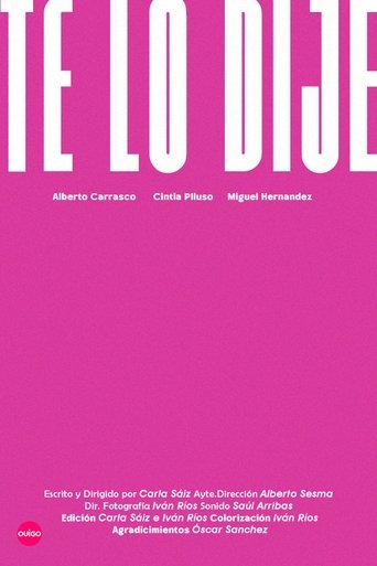 Poster of Te Lo Dije