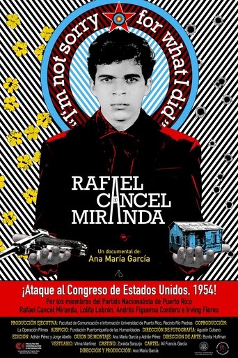 Poster of Rafael Cancel Miranda: "Im not sorry for what I did"