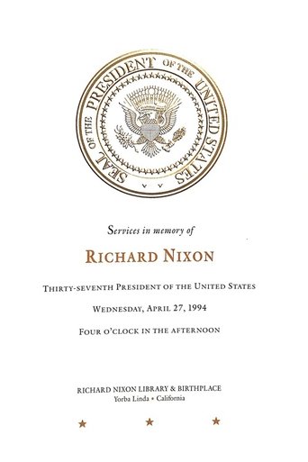 Poster of The State Funeral of Richard Nixon