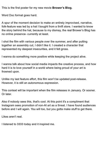 Poster of Brower's Blog