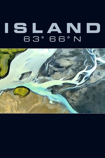 Poster of Island 63° 66° N - Iceland from Above