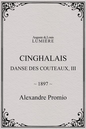 Poster of Cinghalais : danse des couteaux, III