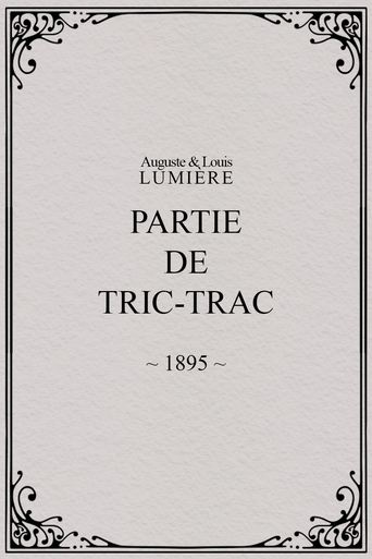 Poster of Partie de tric-trac