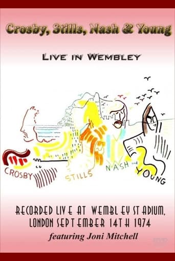 Poster of Crosby, Stills, Nash & Young - Live in Wembley 1974