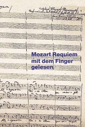 Poster of Mozart Requiem mit dem Finger gelesen