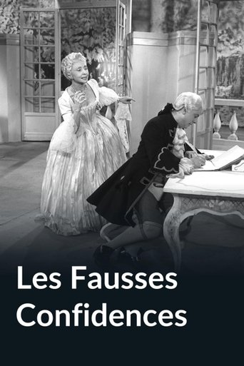 Les Fausses Confidences Poster of Les Fausses Confidences