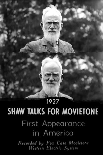 Poster of Shaw Talks for Movietone News