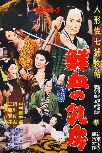 Poster of 人形佐七捕物帖　鮮血の乳房