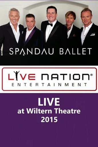 Poster of Spandau Ballet - LIVE at Wiltern Theatre
