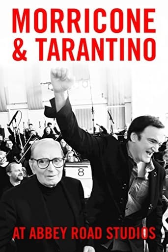 Poster of Morricone & Tarantino at Abbey Road Studios