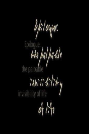 Poster of Epilogue: The Palpable Invisibility of Life