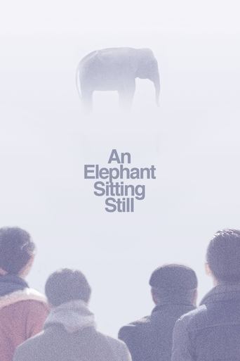 Poster of An Elephant Sitting Still