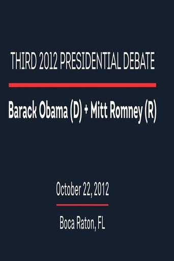 Poster of 2012 Third Presidential Debate