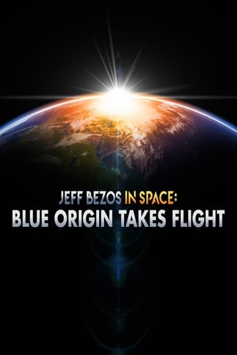 Poster of Jeff Bezos in Space Blue Origin Takes Flight