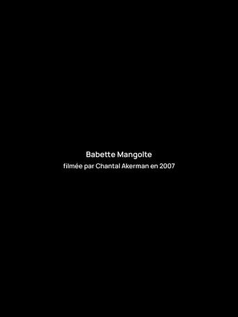 Poster of Interview with Babette Mangolte