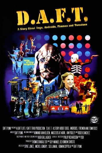 Poster of D.A.F.T.: A Story About Dogs, Androids, Firemen and Tomatoes