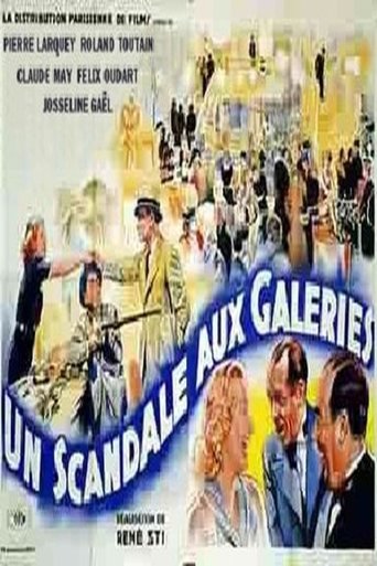 Poster of Un scandale aux Galeries