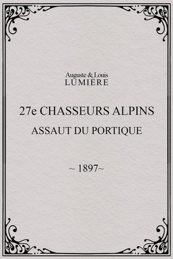 Poster of 27ème chasseurs alpins : assaut du portique