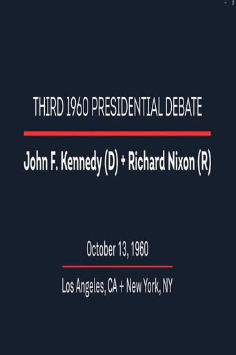 Poster of 1960 Third Presidential Debate