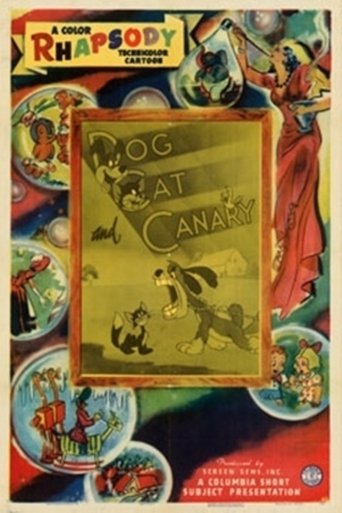 Poster of Dog, Cat, and Canary