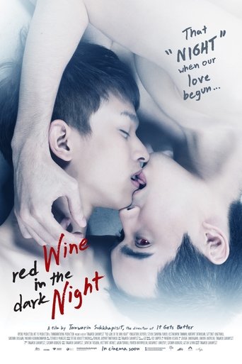 Poster of Red Wine in the Dark Night