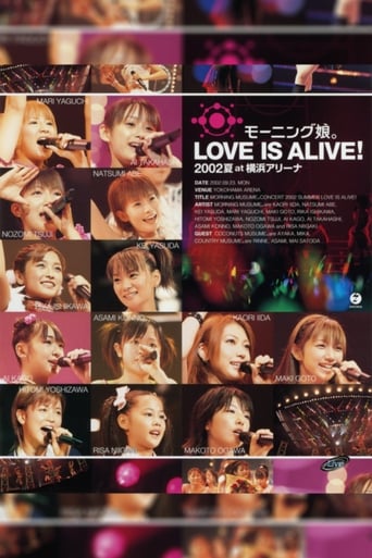 Poster of Morning Musume. 2002 Summer "LOVE IS ALIVE!" at Yokohama Arena