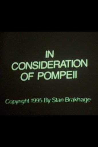 Poster of In Consideration of Pompeii