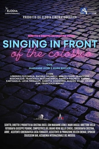 Poster of Singing in Front of the Colosseo