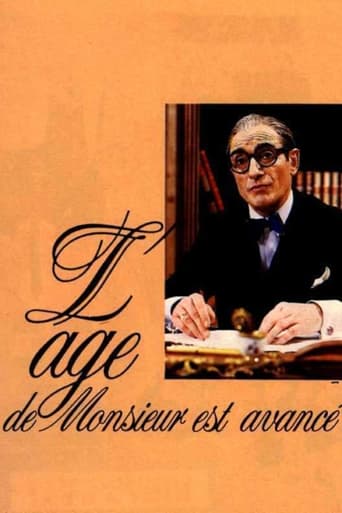 Poster of L'âge de Monsieur est avancé