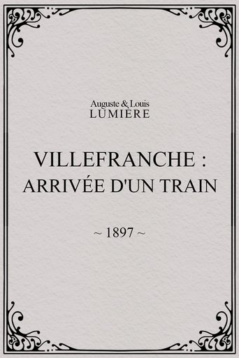 Poster of Villefranche : arrivée d'un train