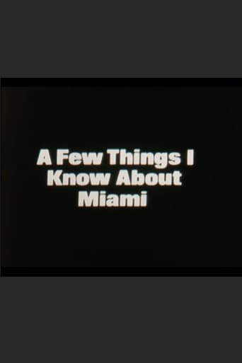 Poster of A Few Things I Know About Miami