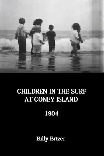 Poster of Children in the Surf at Coney Island