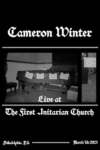 Poster of Cameron Winter Live at First Unitarian Church