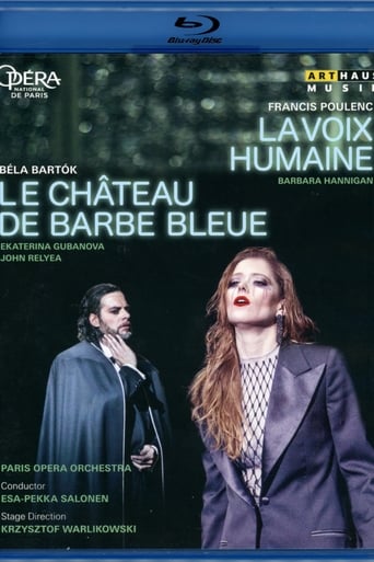 Poster of Poulenc's  The Human Voice / Bartók's Bluebeard's Castle