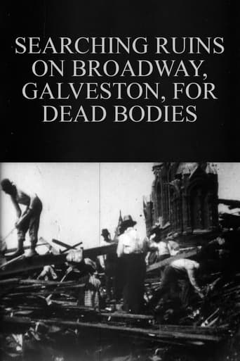 Poster of Searching Ruins on Broadway, Galveston, for Dead Bodies