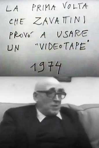 Poster of La prima volta che Zavattini provò ad usare un videotape