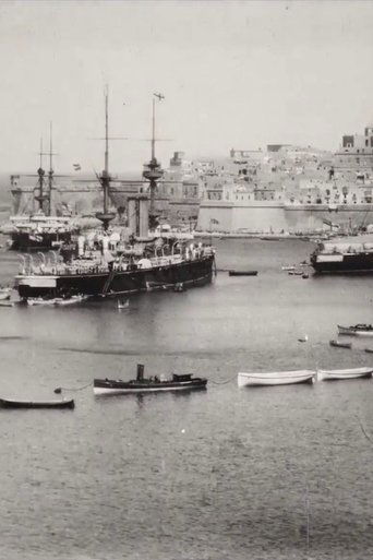 Poster of Panorama of Grand Harbour, Malta, Showing Battleships, Etc.