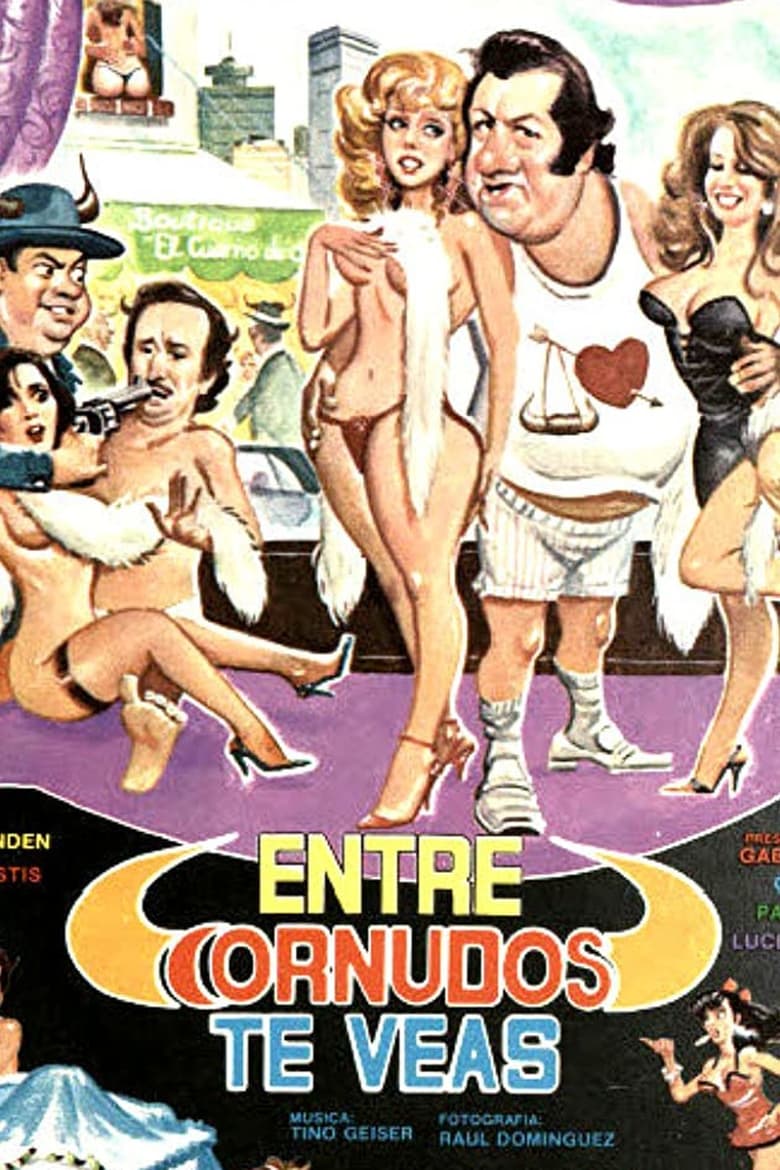 Poster of Entre cornudos te veas