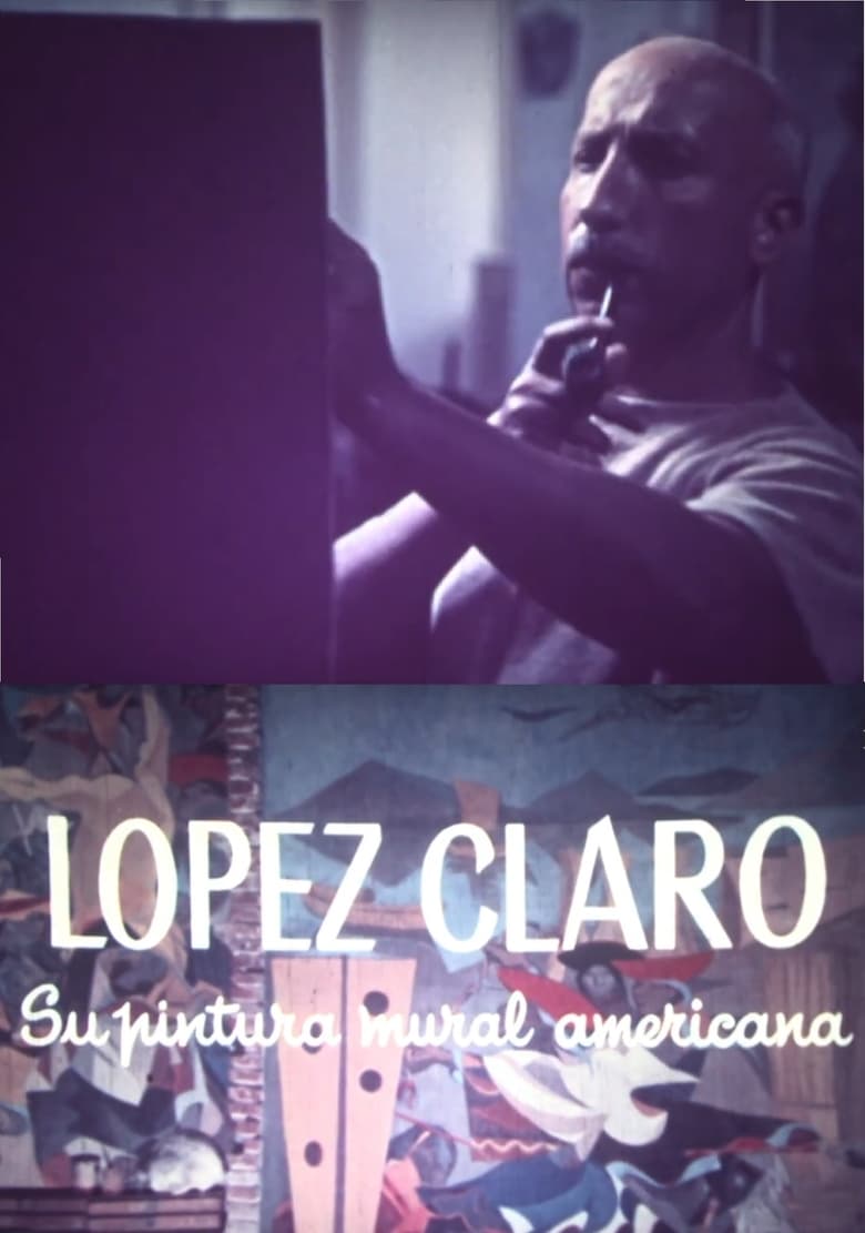 Poster of López Claro, su pintura mural americana