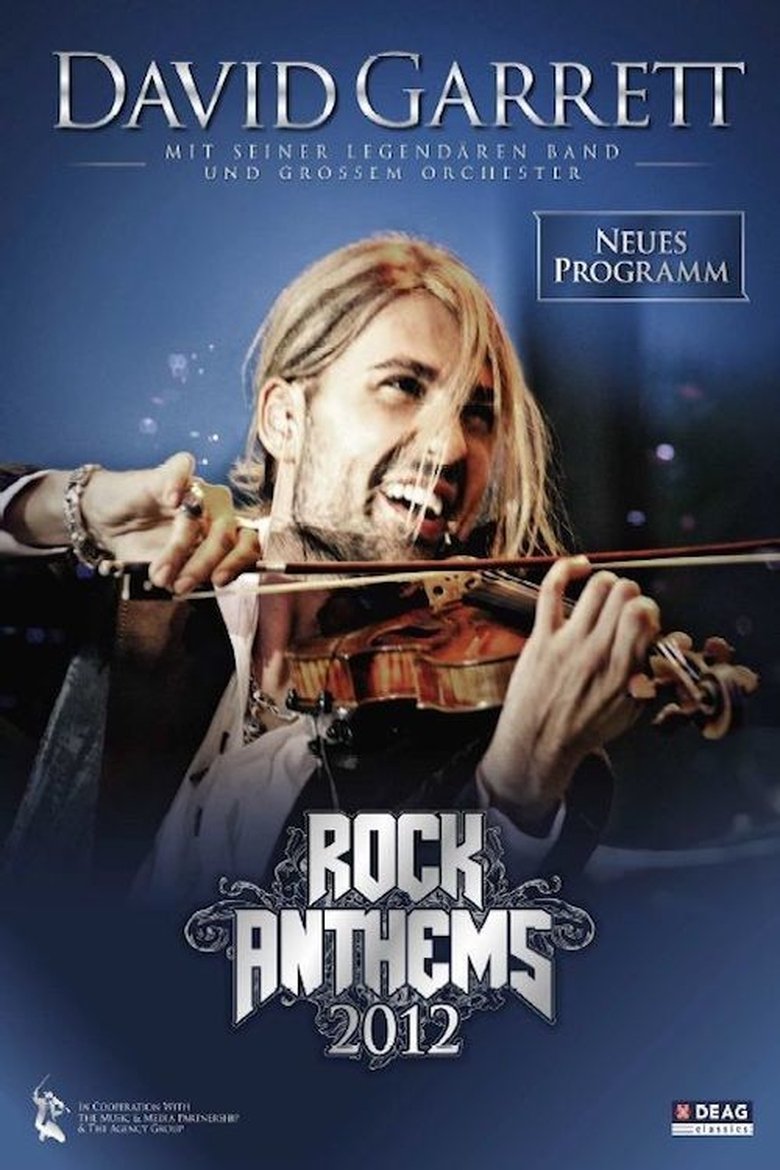 Poster of David Garrett - Rock Symphonies - Tourposter - Hannover 2012