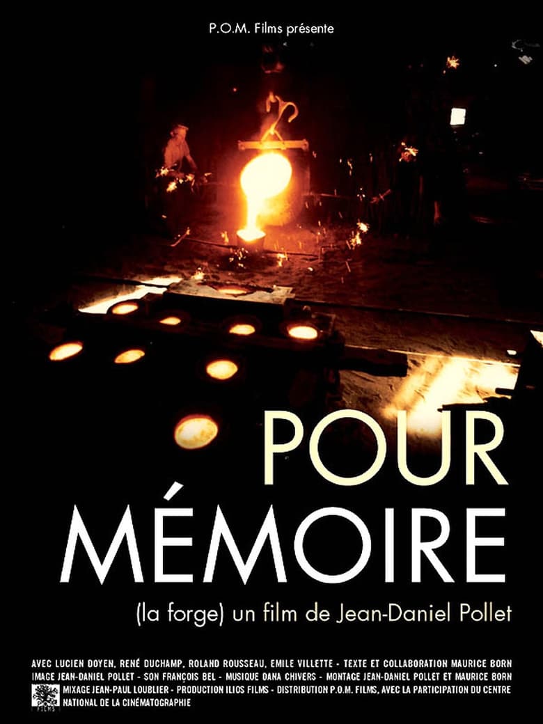 Poster of Pour mémoire