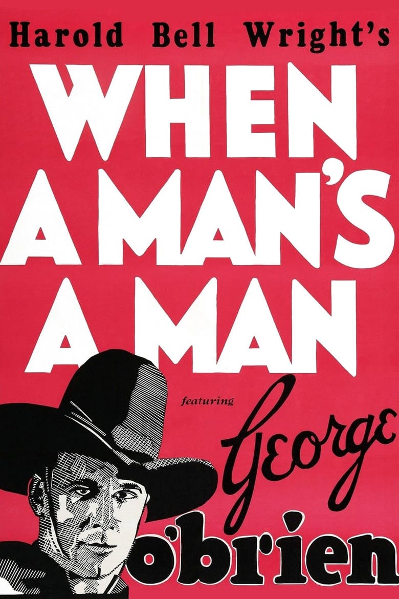 Poster of When a Man's a Man